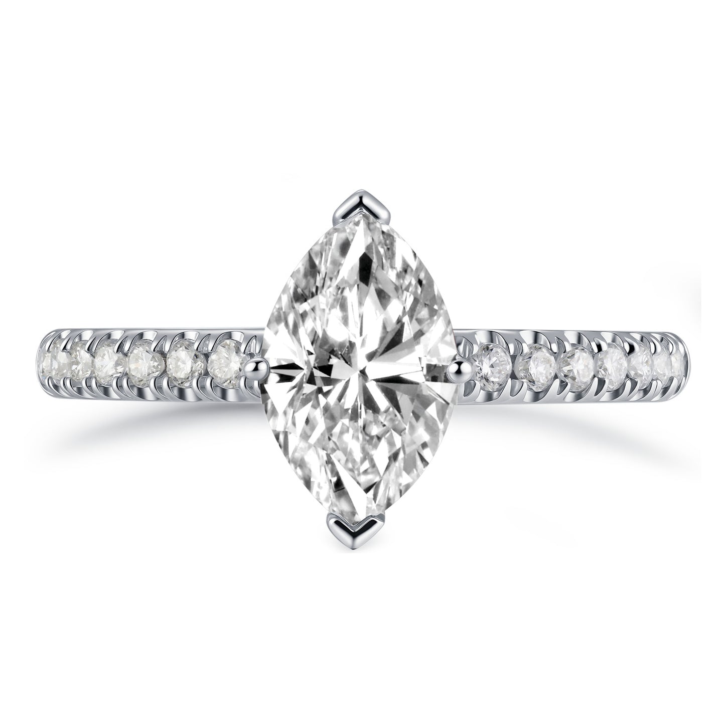 Mixed Shape Single Shared Ring