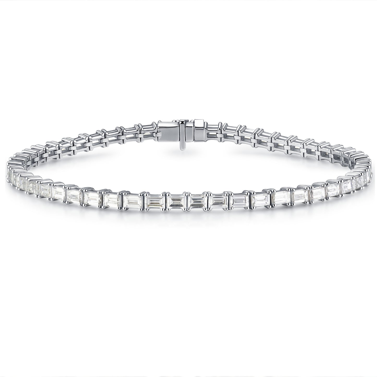 Asscher Tennis Bracelet