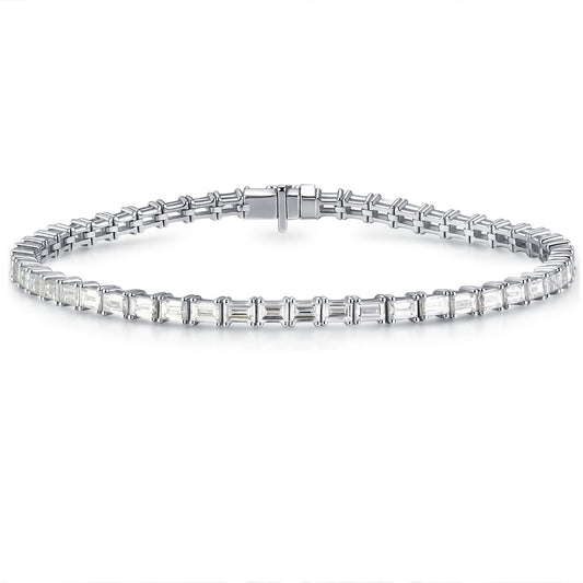 Asscher Tennis Bracelet