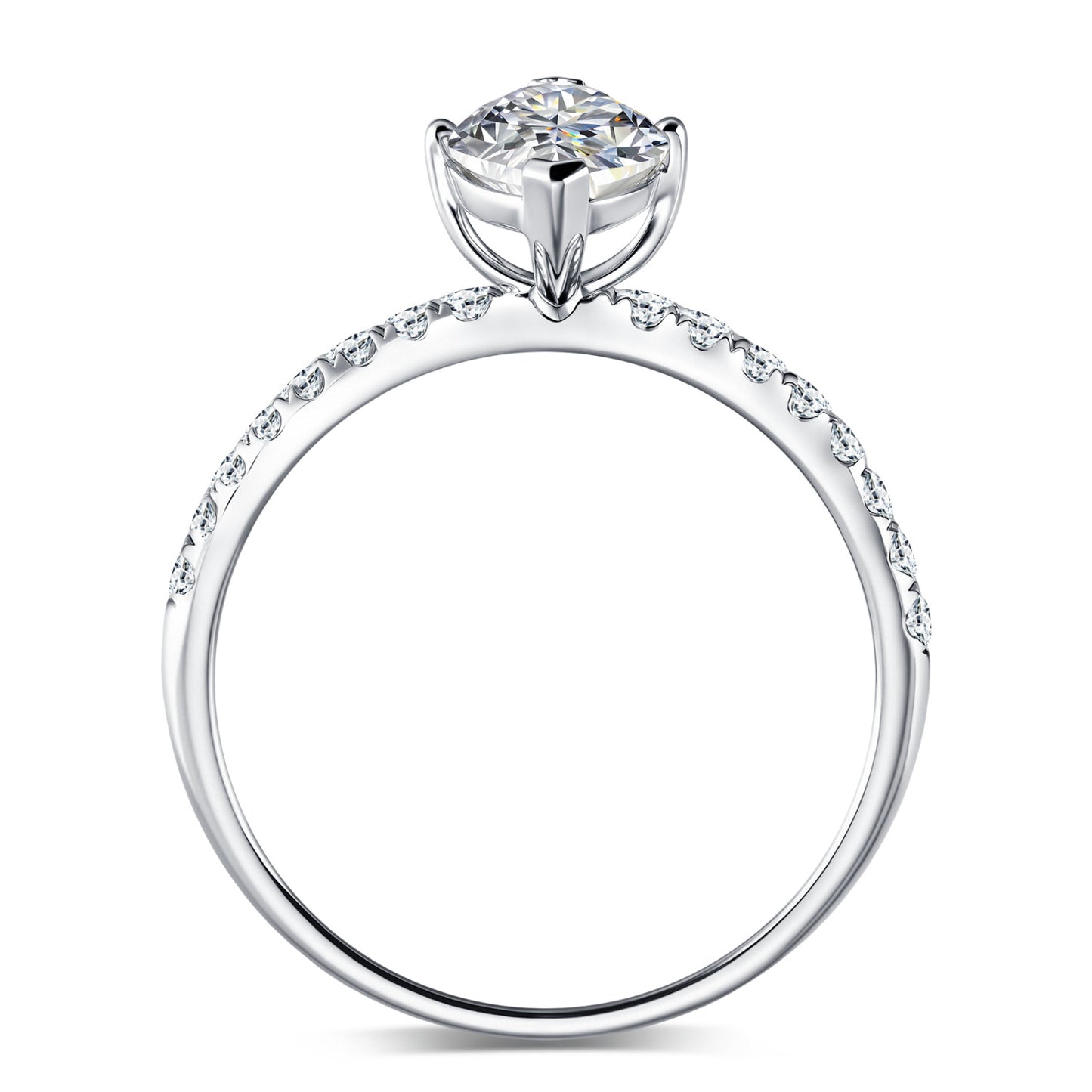 Mixed Shape Single Shared Ring