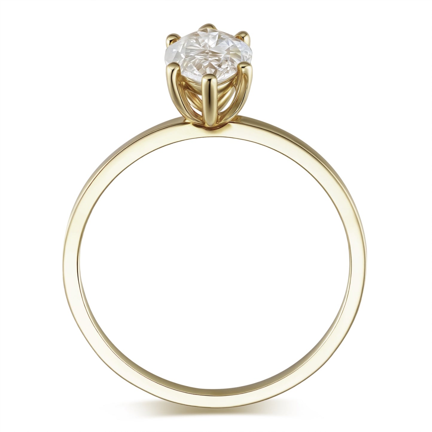 Long Hexagon Ring