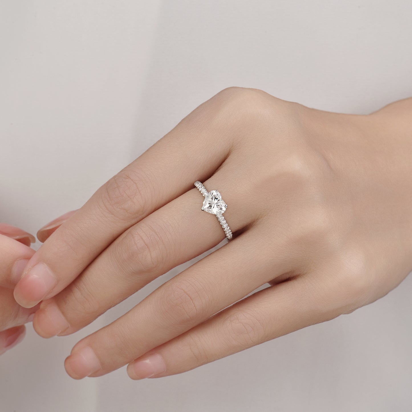 Heart Diamond Ring