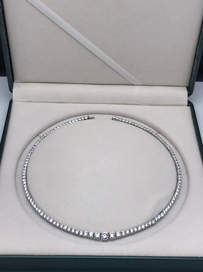Tennis Round Brilliant Lab Diamond Necklace