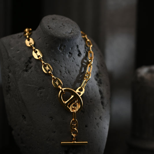 The Mariner Toggle Statement Necklace