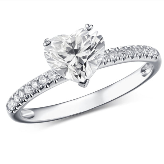 Heart Diamond Ring