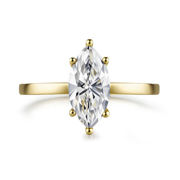 Long Hexagon Ring