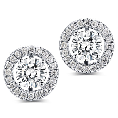 1-Carat Lab-grown Diamond Earring