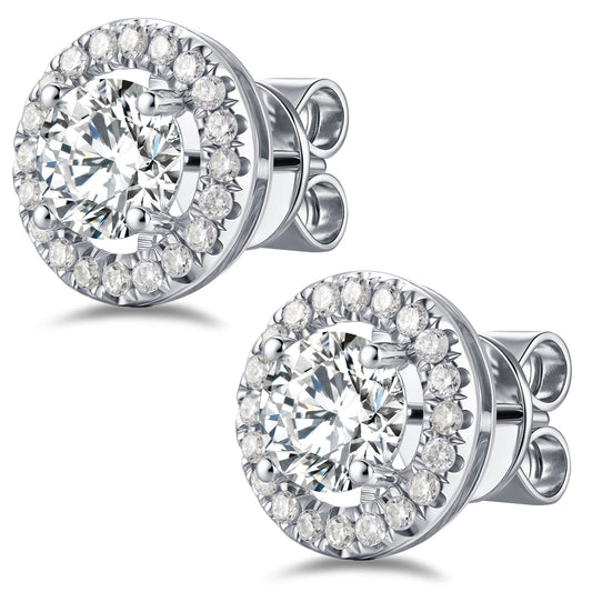 1-Carat Lab-grown Diamond Earring