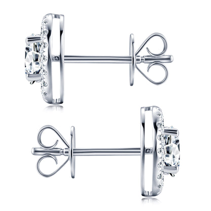 1-Carat Lab-grown Diamond Earring