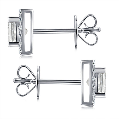 Solitaire Stud Earring