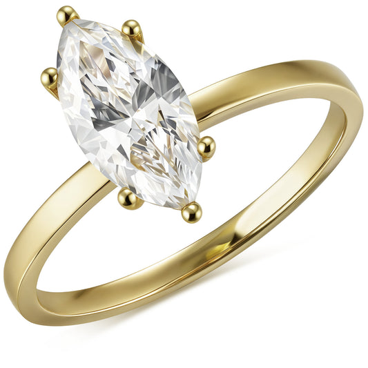 Long Hexagon Ring
