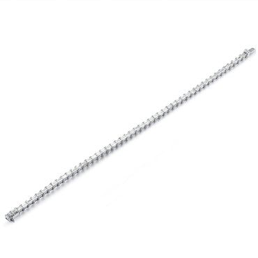 Asscher Tennis Bracelet