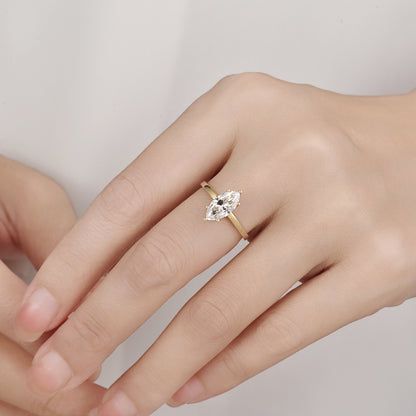 Long Hexagon Ring