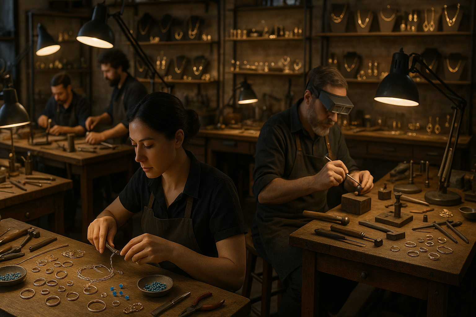 handmade jewelry factory 